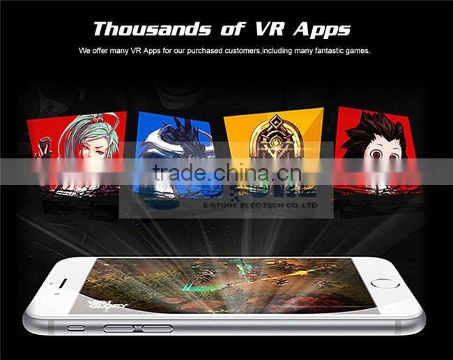 Google Cardboard 3D Movie Glasses VR BOX II 2.0 Version Virtual Reality 3D Galasses with Bluetooth Remote Controller