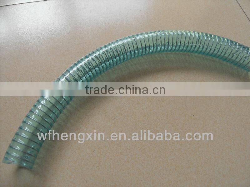 Pvc Reinforced Hose With Colorful Symbol Lines