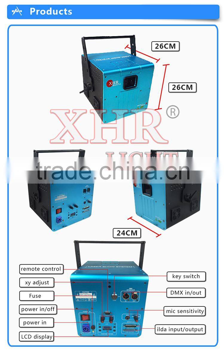 5W Green Animation Laser Light Module,ILDA Laser Text Projector Light Show Equipment