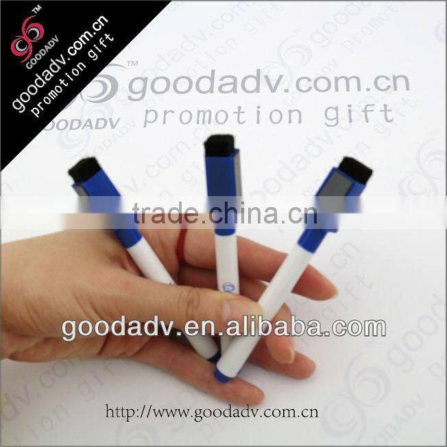 2014 promotional gift permanent interesting magnetic erasable pen