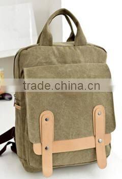 new design canvas laptop backpack for girls