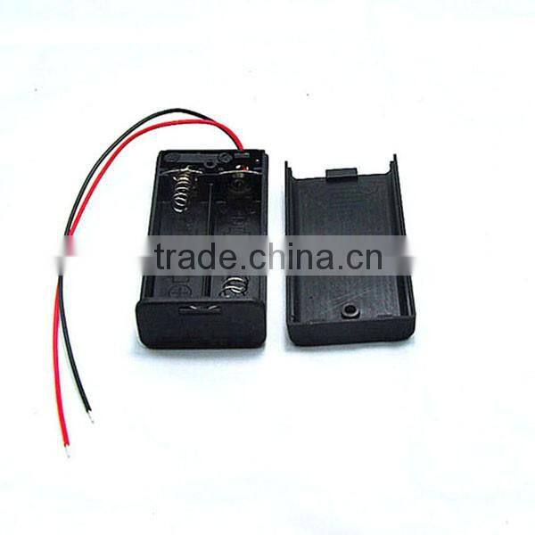 On/Off Switch 2 x AA cell(UM-3*2) Battery Case Holder with lead wire & cover