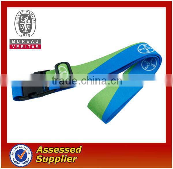 custom eco-friendly strong luggage belt/strap no minimum order