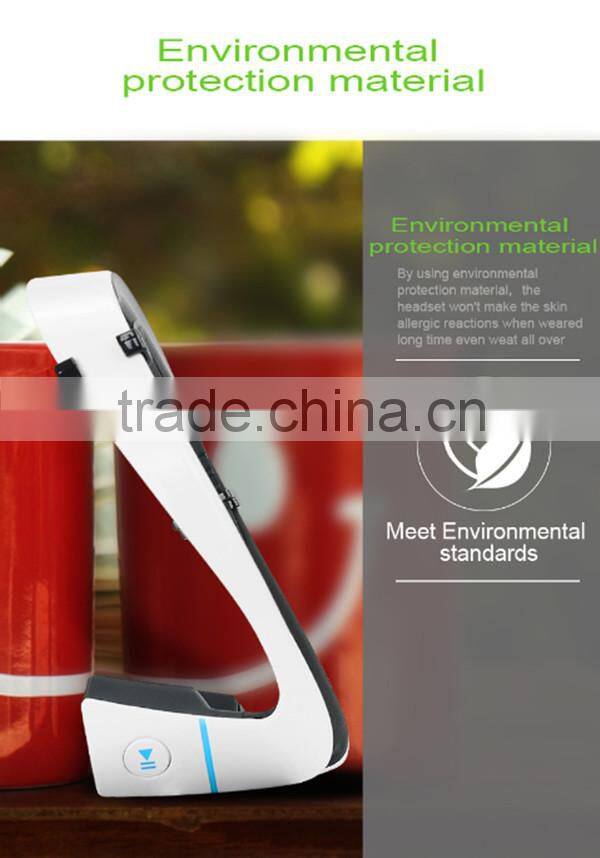 2015 New Popular Wireless Stereo Bone Conduction Bluetooth Headset