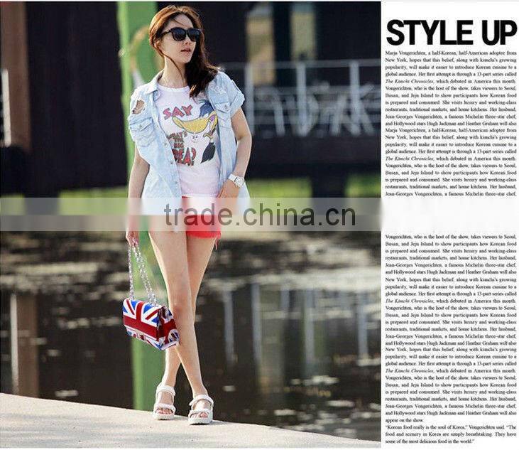 2012 New style flag evening bag, cutch bags, shoulder bags