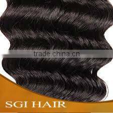 Sexy Style Natural Color Indian Temple Raw Virgin Hair