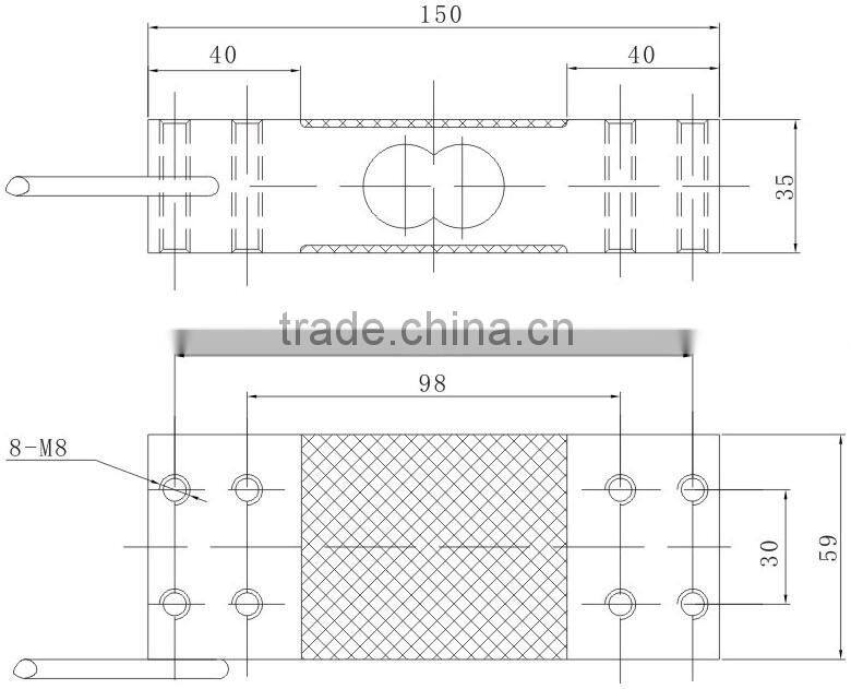 bench scale weight sensor mini load cell 50kg 100kg 200kg 500kg