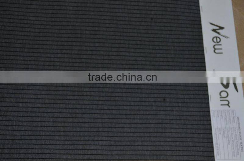 Heather Grey Yarn Dyed Roma knitting fabric