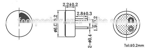 Omnidirectional Internal Microphone