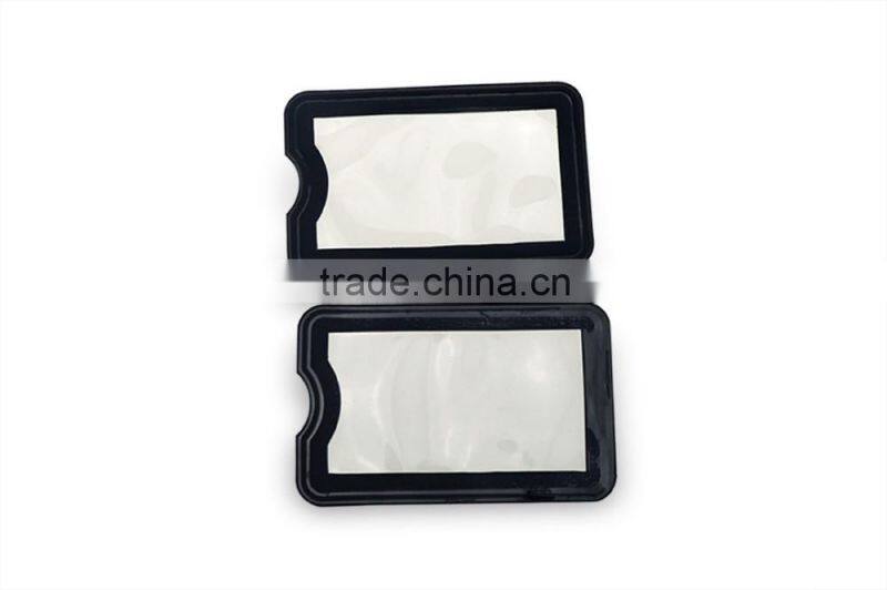 Sewing on Black ID Card Holder on the Cloth