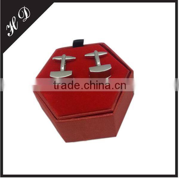wholesale promotional cheap small individual fancy travel cufflink gift box