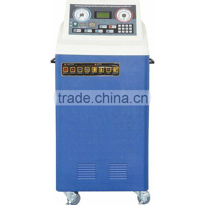 A/C R134a car air condition service refrigerant handling system Full Automatic Refrigerant Recovery Recycling Recharging Machine