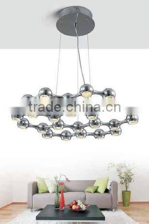 LED Electroplating Ball Chandelier Modern Minimalist Lighting Lamp