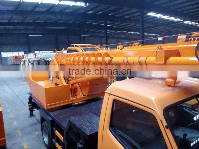 Wolwa 12ton auger truck crane for Russia & Middle Asia market