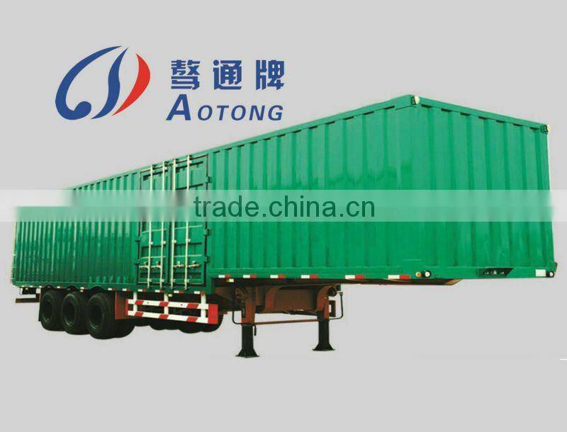 Cargo box semi trailer