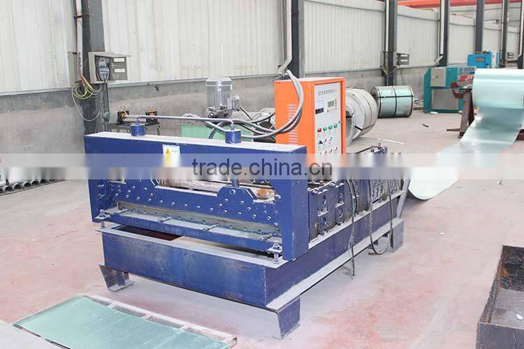 Trade assurance stone coated roof tile roll forming machine,stone coated steel roof machine
