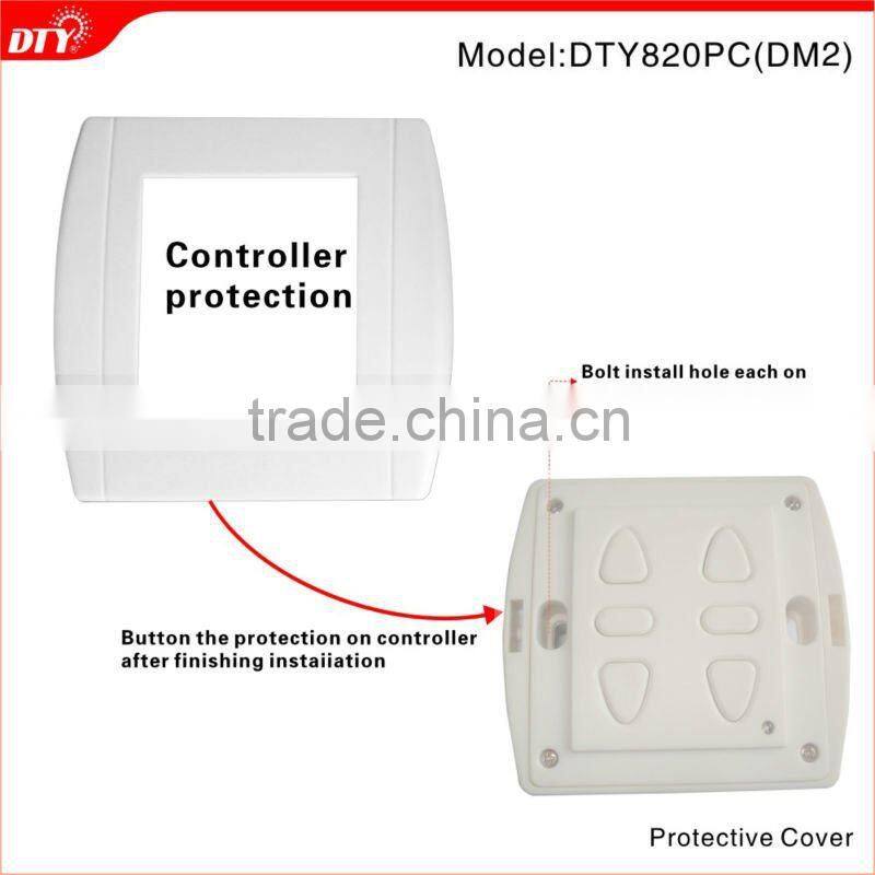 Dual DC tubular motor wireless remote control