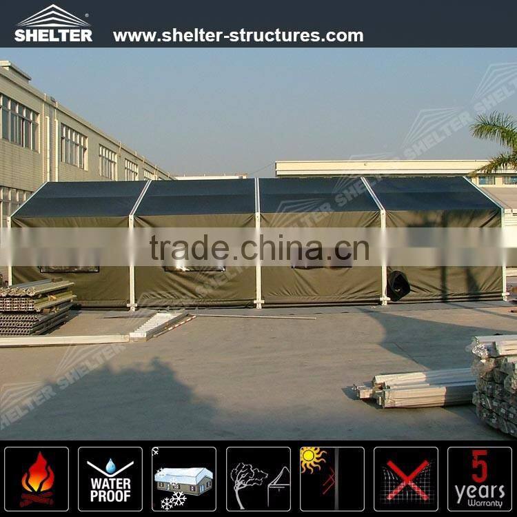 Outdoor strong army tent with aluminium frame structures for military