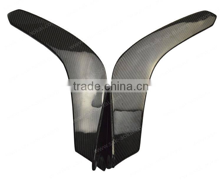 Carbon Fiber Front Bumper Lip Spoiler Shark Spoiler