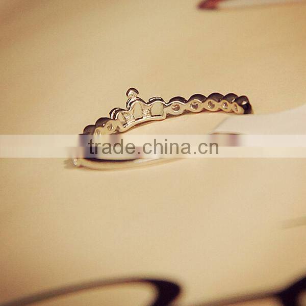 The girl ring made in Sterling Silver female ring finger cheap ring in popular design
