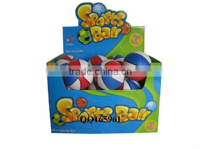 Lovely pu sport ball 2.5inch 3pcs