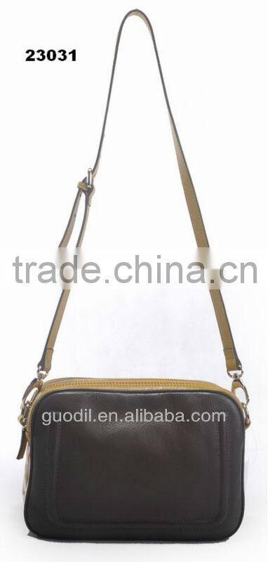 Classic pebble grain cow leather designer bags casual cheap cross body bag
