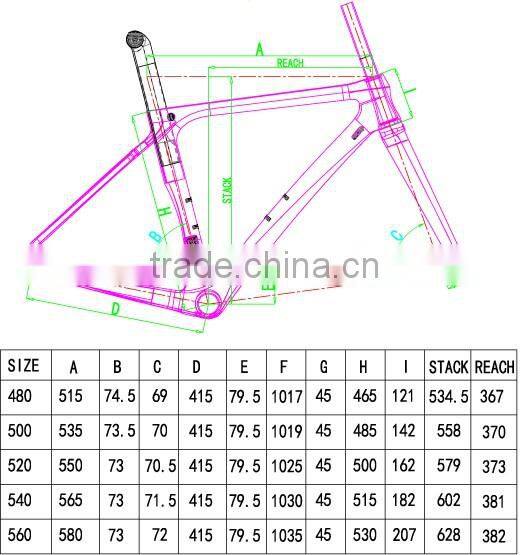 carbon frame bicycle parts in 2016 road frame FM098, frame bicycle
