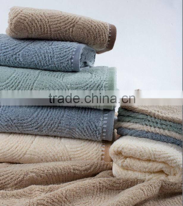 new cotton bath towel with boder