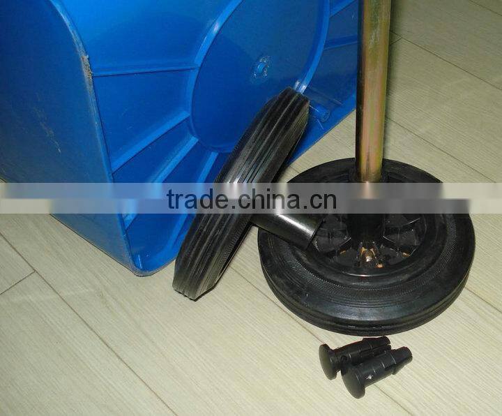 BT100A-3 100liter garbage can with rubber wheels