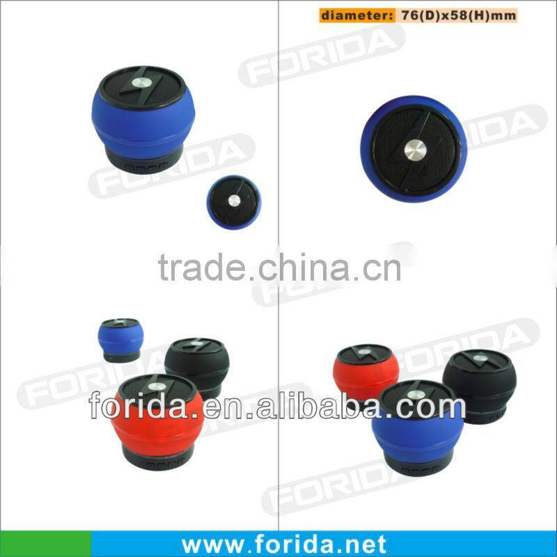 round shaped mp3/mp4/phone bluetooth speaker