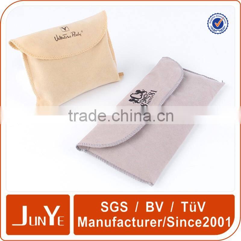 Soft touch velour envelope bag for leather wallets bag dust proof