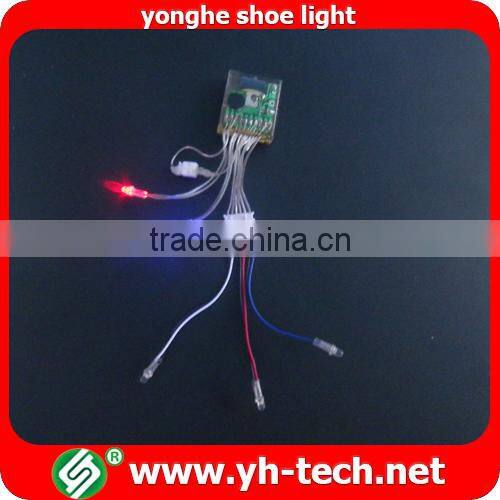 Colorful flashing shoe light LED