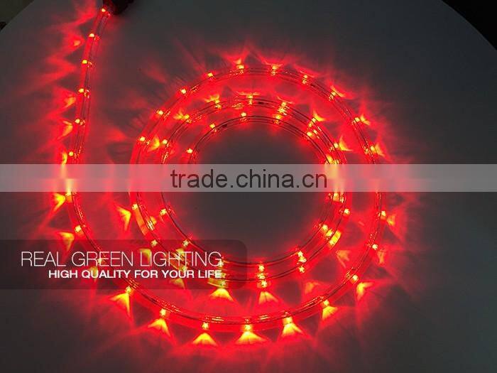 New Design 220V Red LED Christmas Decoration Rope Light