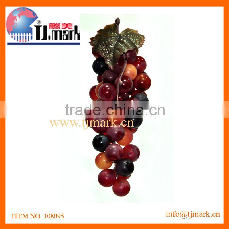 48PCS PVC PURPLE GRAPE BUNCH, GARDEN DECORATION GRAPE BUNCH