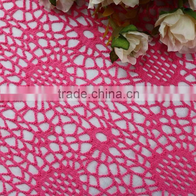 floral Lace bonded polyester lace lastest style african dry lace chair covers wedding