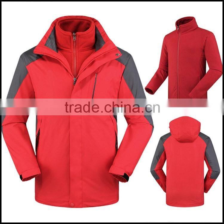 New Design men Lightweight and colourful Snow Ski Jacket 2016 with top quality