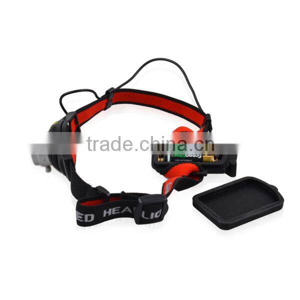 3W Q5 LED Focus Super Powerful Ajustable LED Headlights headlamp