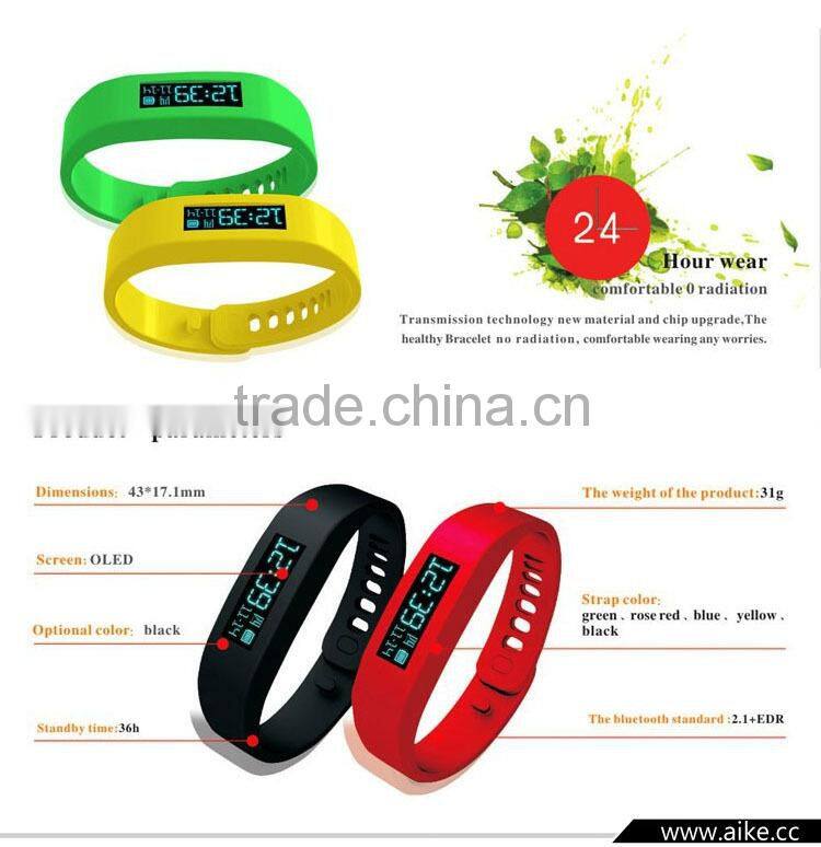 OLED Bluetooth 4.0 Smart Bracelet Sport Watch with Pedometer Sleep Monitoring Calorie-burning Counter for Android Smart Phones