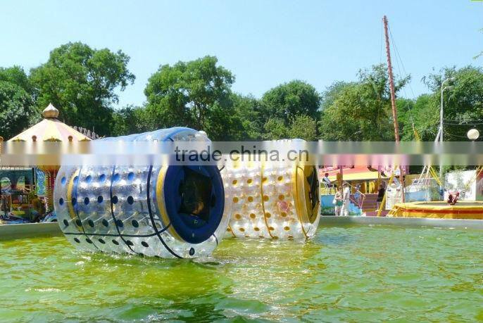 hot sale design colorful transparent inflatable Water Roller