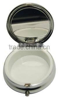 pill box with mirror