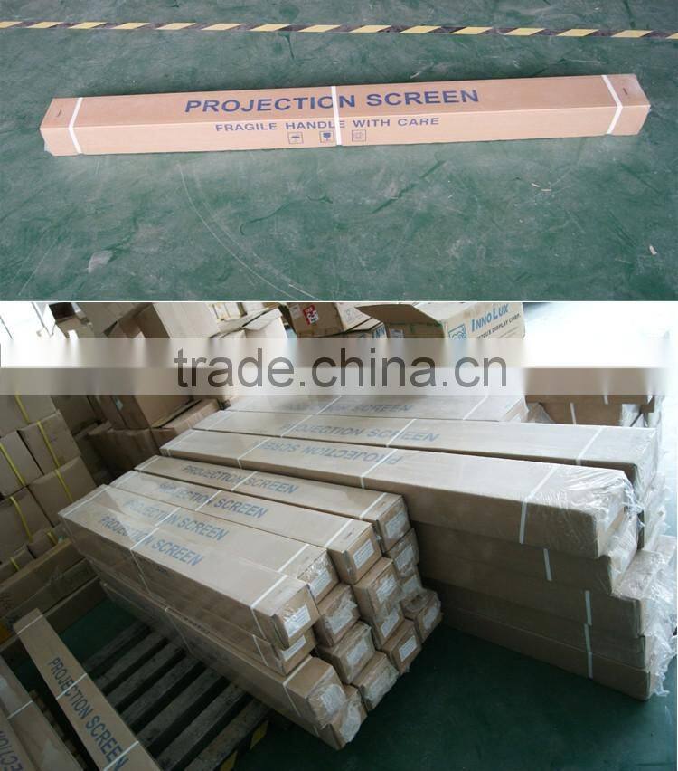 Shenzhen Factory Electric Matte Grey 4:3 84 inch Wall & Ceiling Mounted electric floor projector screen