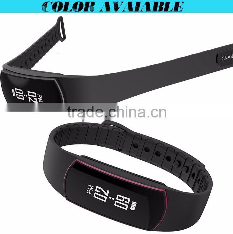 Factory Directly Wristband Activity Tracker With Heart Rate, 2016 Hot Sale Smart Sport Bracelet
