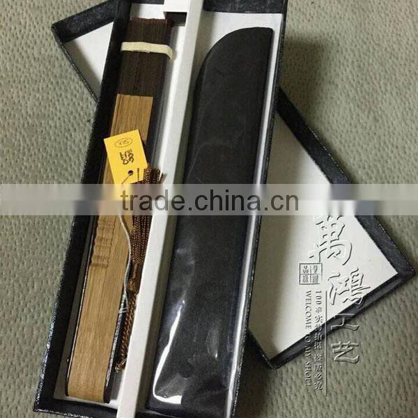 Paint high-grade silk wholesale silk folding fan Zhushan best male fan folding fan Chinese wind WDF001