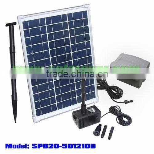Solar Garden Pump for Water Feature (SPB20-501210D)