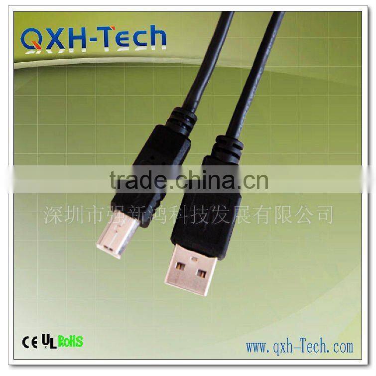 AM to Right angle BM USB 2.0 printer cable
