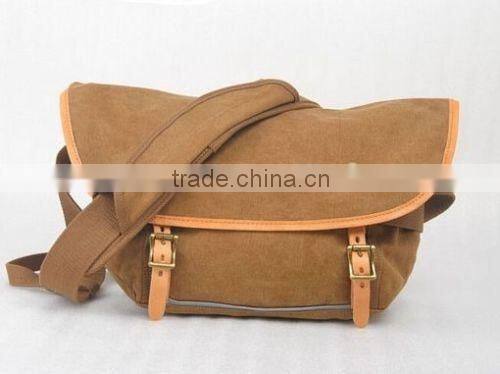 2016 new style shoulder bag large soft canvas bag casual travel mens messenger bag
