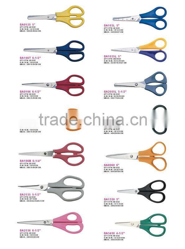 SL5535 5" Plastic Children and School kids scissors