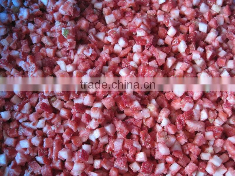 Chinese Bulk Frozen Strawberry Sliced