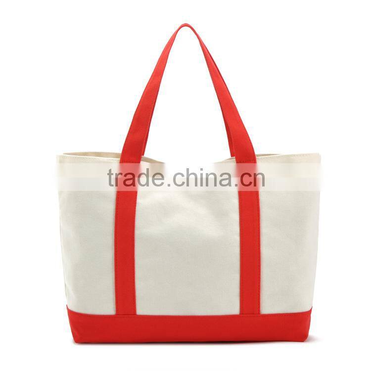 Wholesale grocery cheap logo fashionable canvas shopping bag