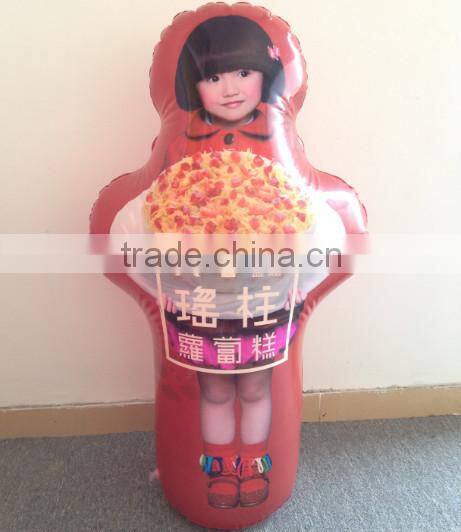 custom inflatable punching bag with printing for outdoor display advertising